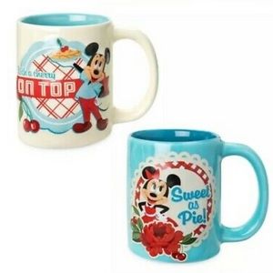 Disney MICKEY and MINNIE Keen and Cute Mug Set